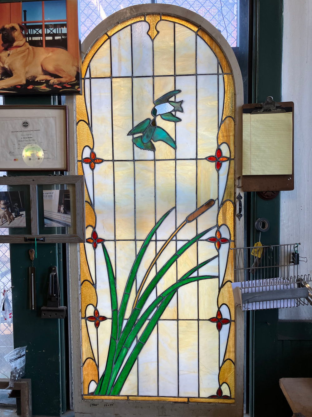 Arched Stained Glass