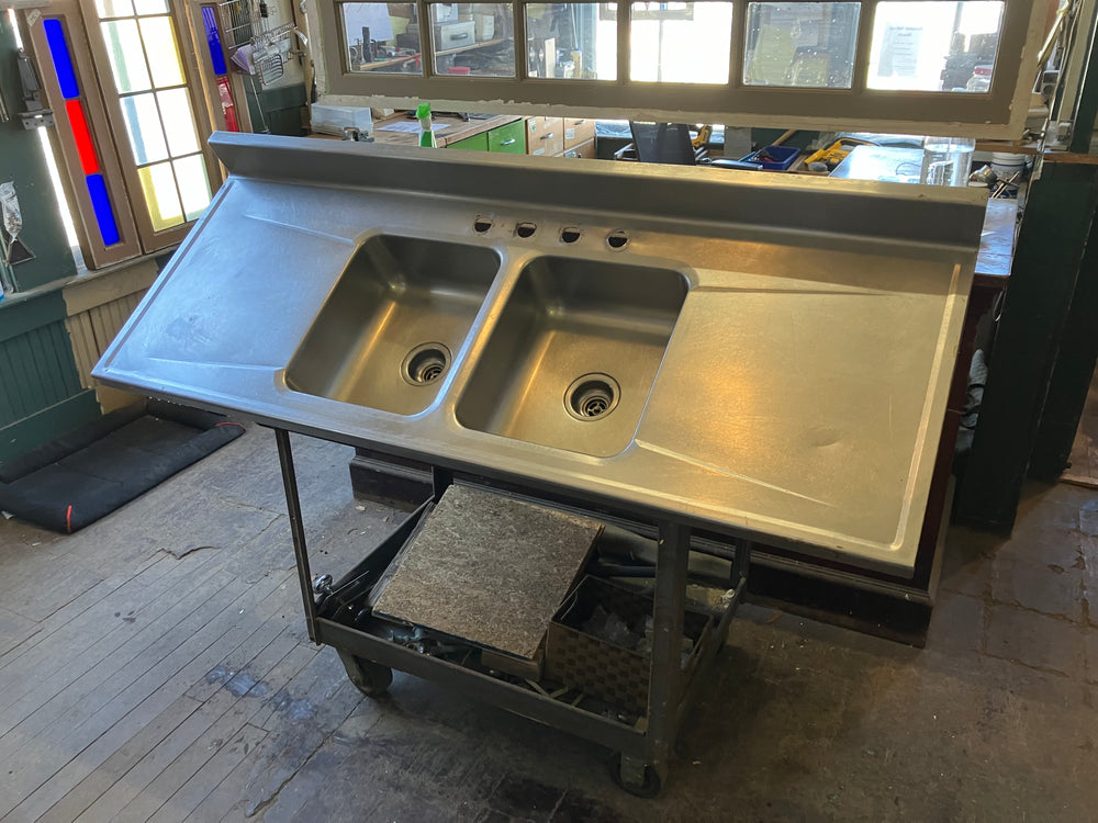 Double Stainless Steel Sink