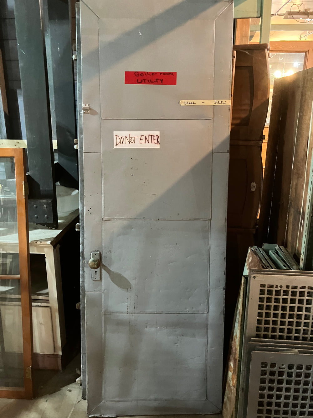 Metal doors
