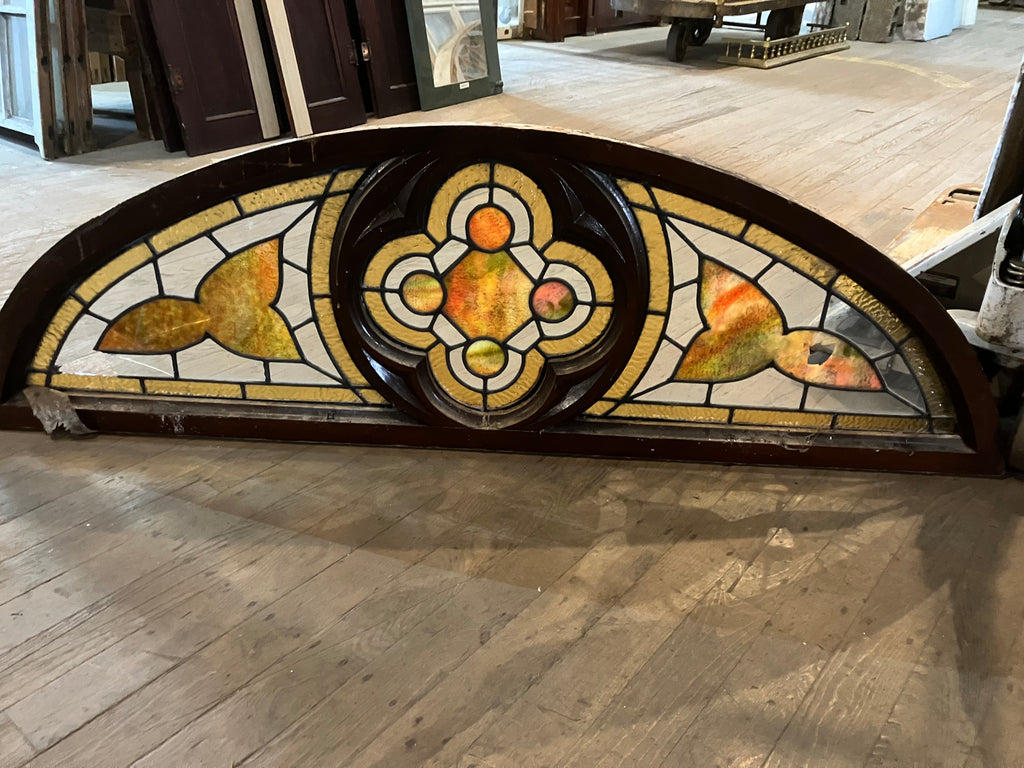 Arched Stained Glass – Vermont Salvage