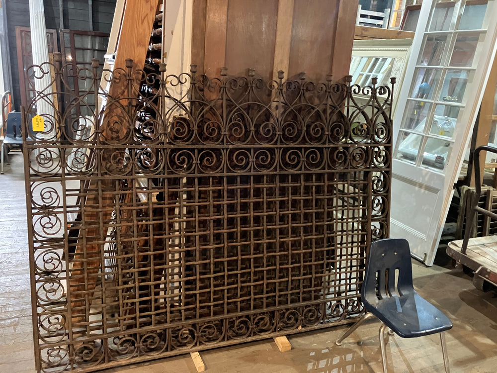 Iron fence piece