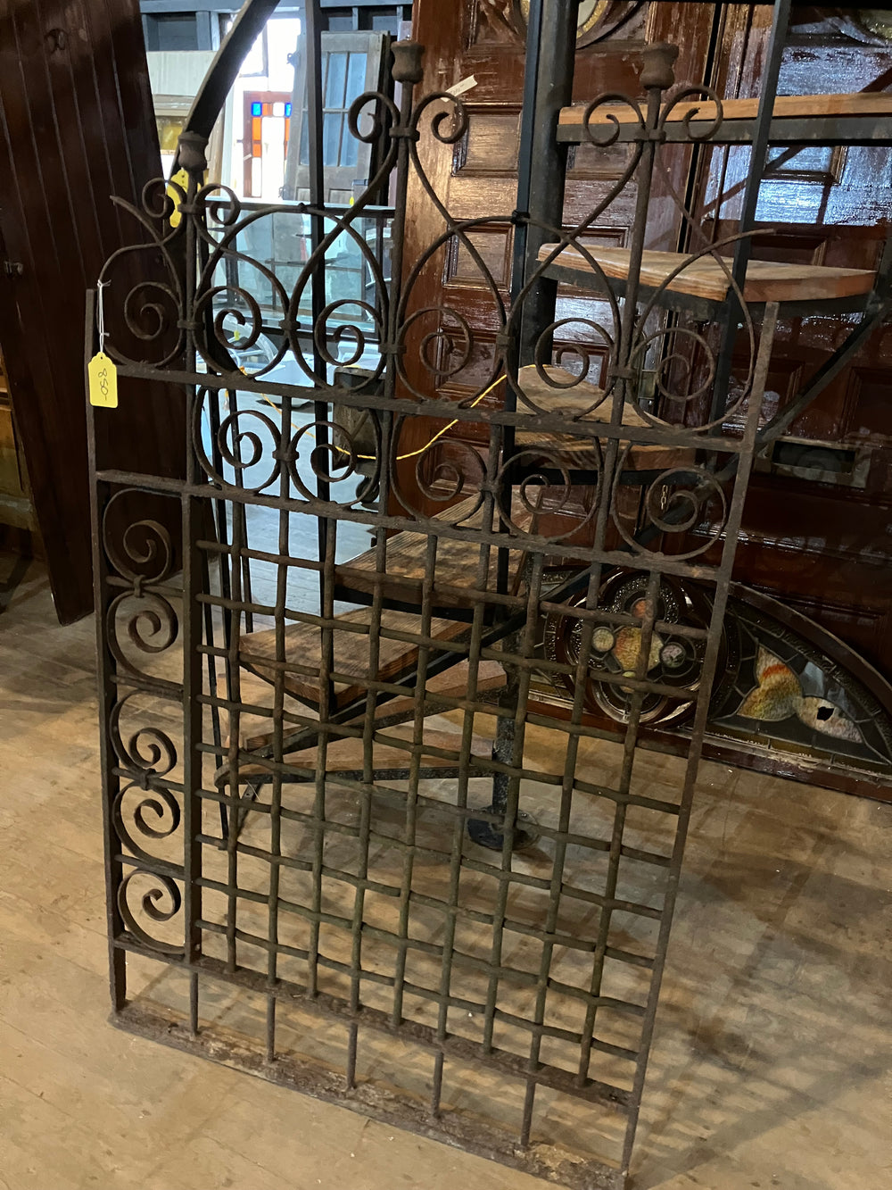 Iron fence piece