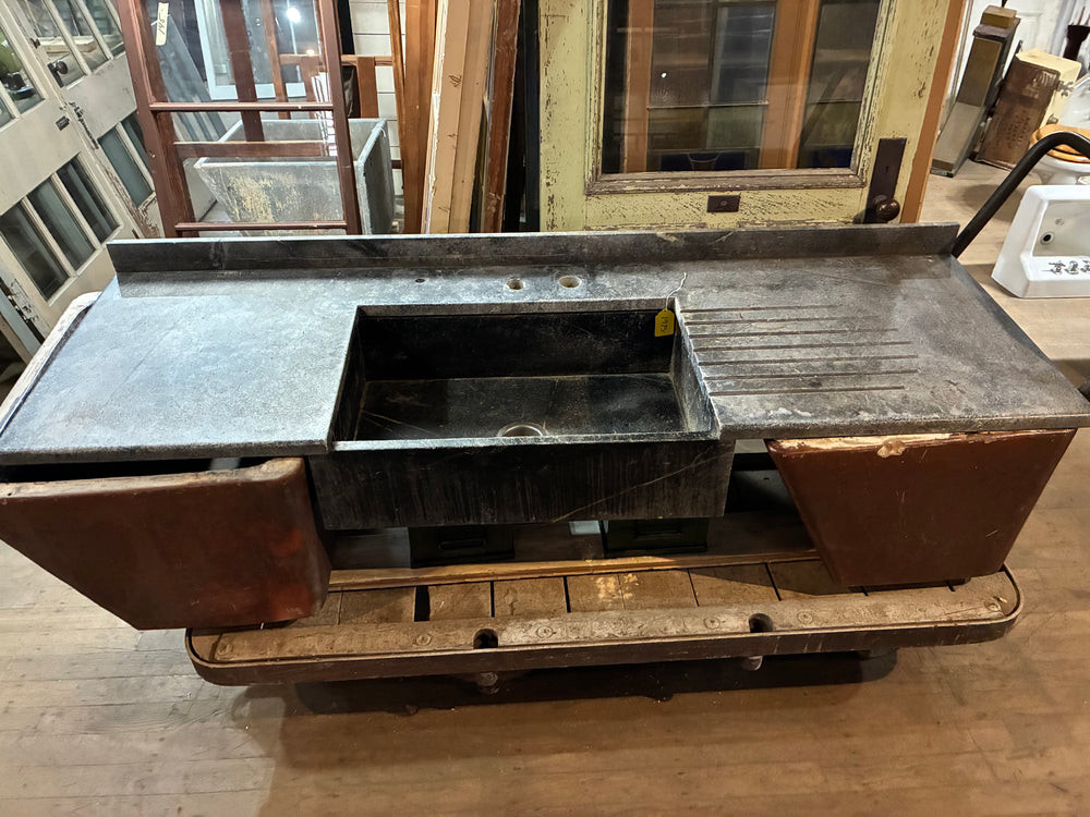 Soapstone sink and counter