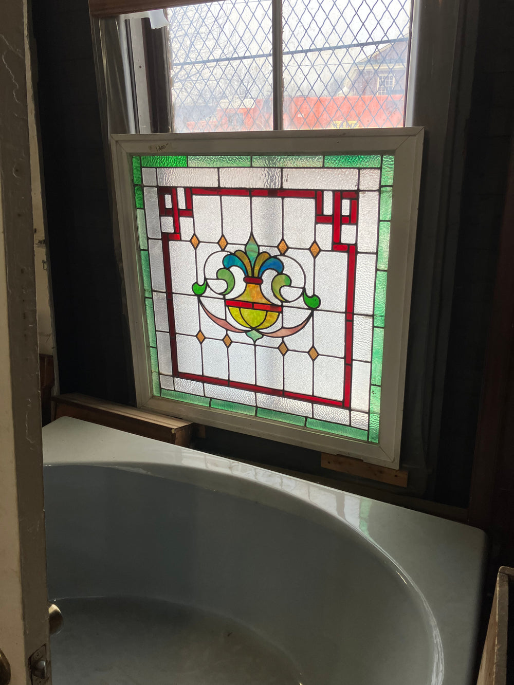 Square Stained Glass Window