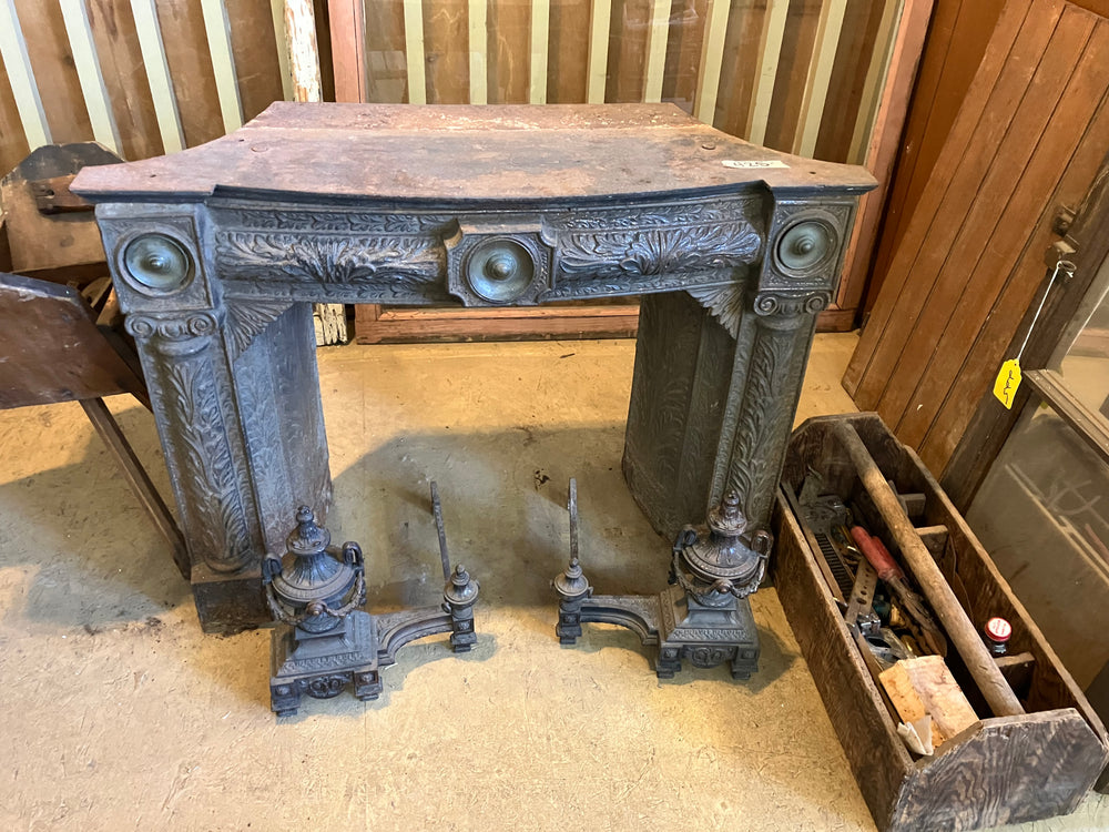 Cast iron fireplace insert